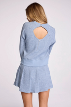 gavyn skirt in blue mist