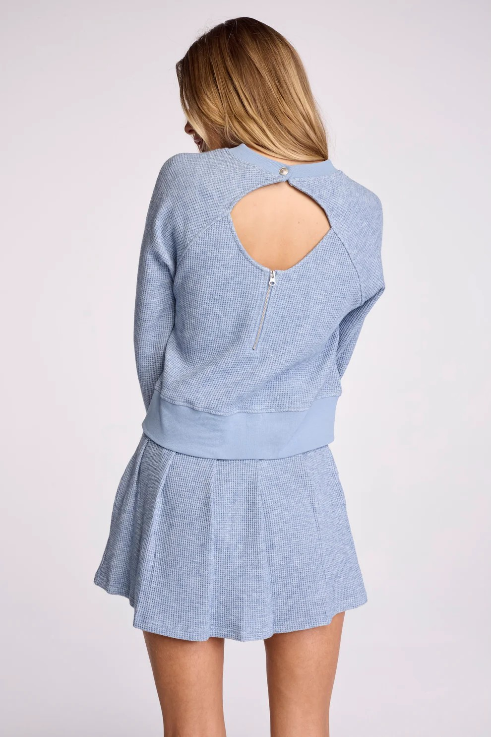 gavyn skirt in blue mist