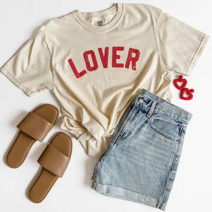 lover tee in ivory