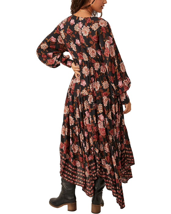 rows of roses maxi