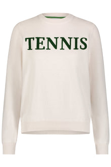  cotton cashmere sport crew in tennis