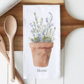 bloom floral tea towel