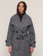 tiffie coat in black