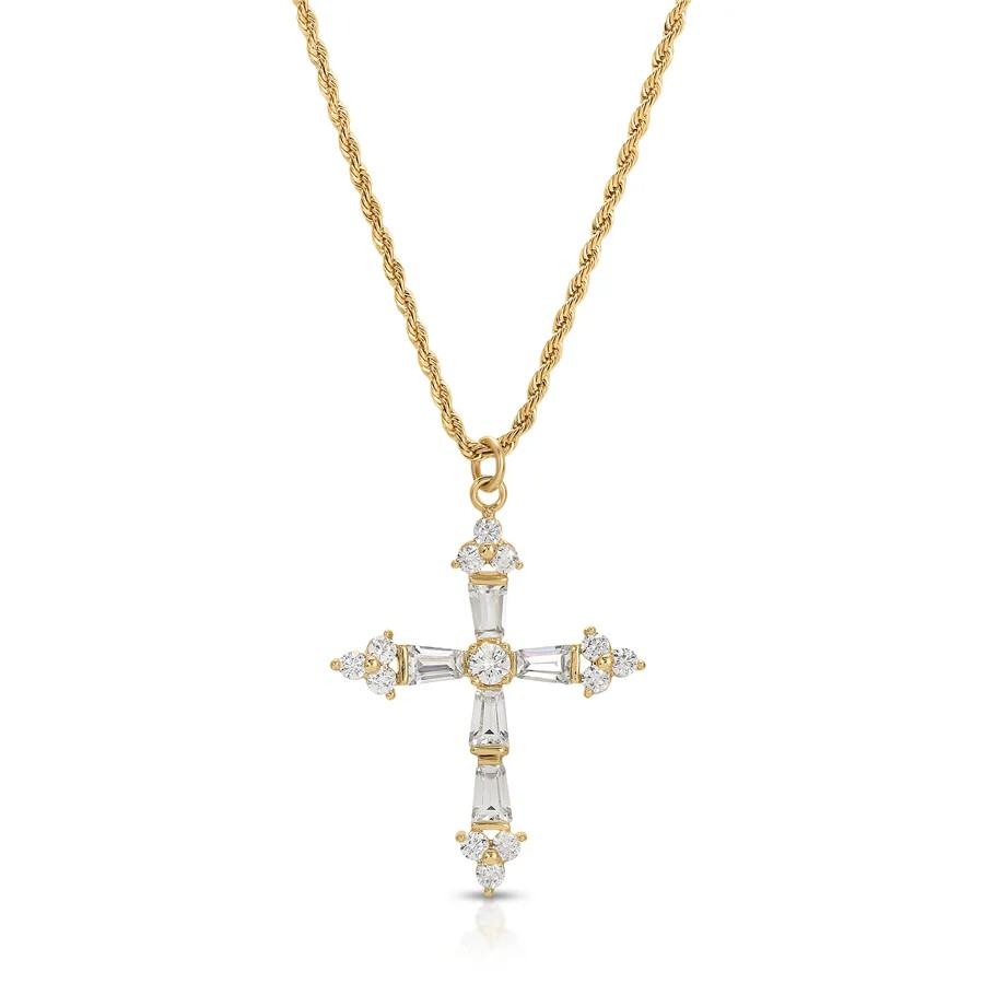 queen's cross necklace
