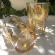  sunflower drinking glasses
