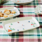 winter ski slope 10.4" platter