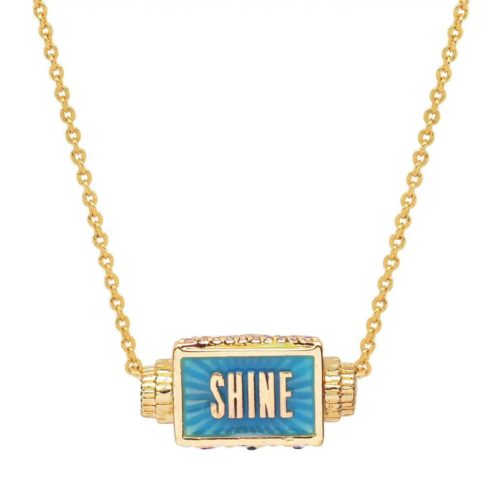 sunset peaks spinner necklace