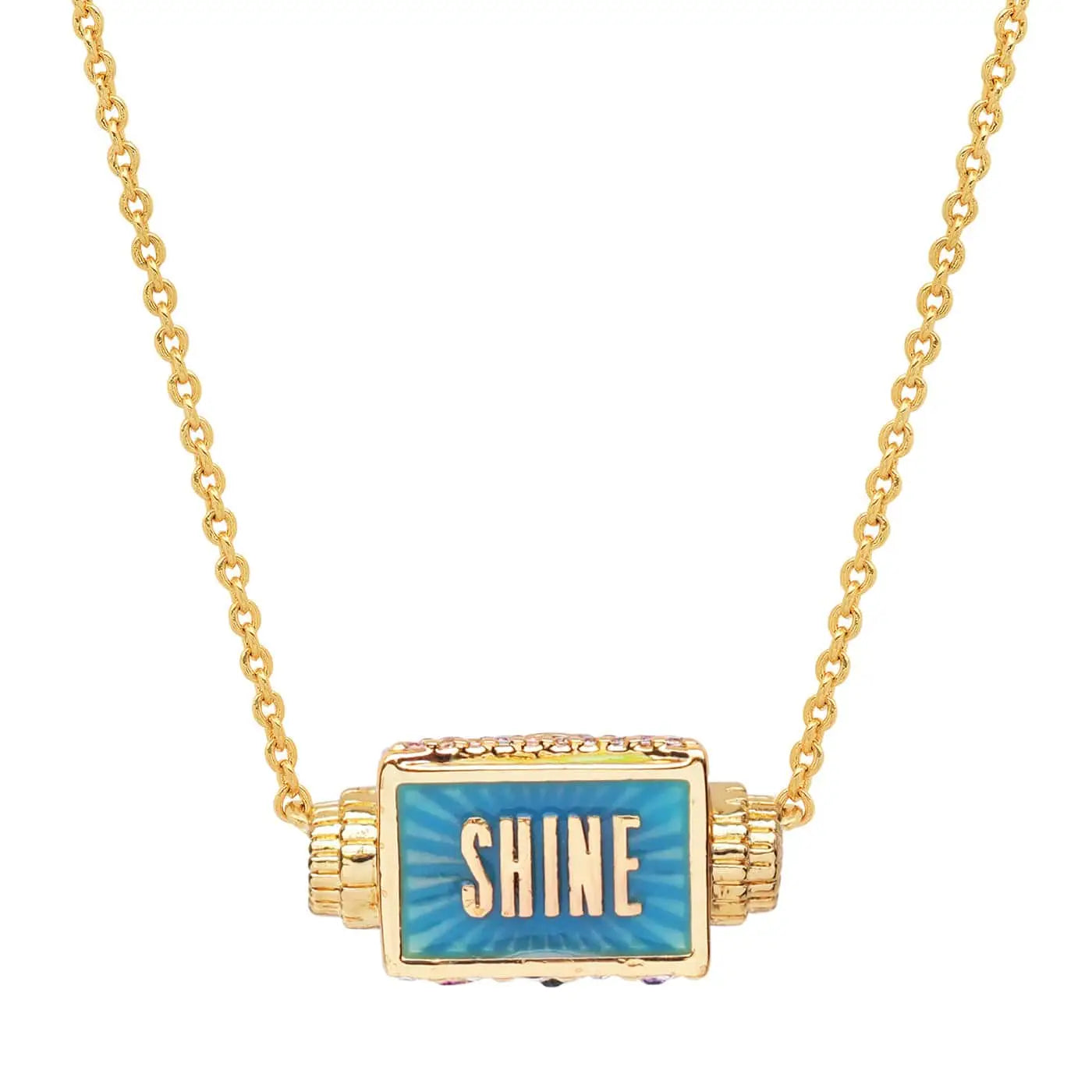 sunset peaks spinner necklace