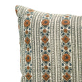 rahki block print linen blend pillow 14 x 20