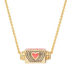 love at first sight spinner necklace
