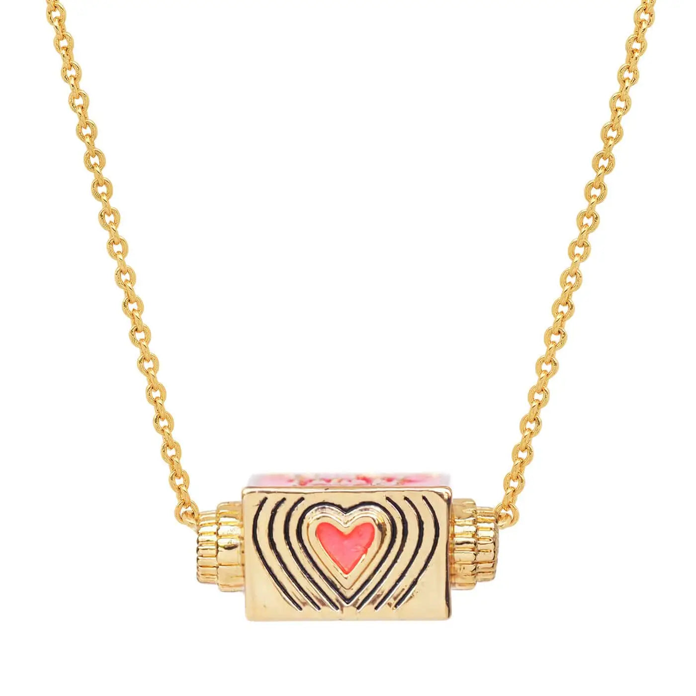 love at first sight spinner necklace