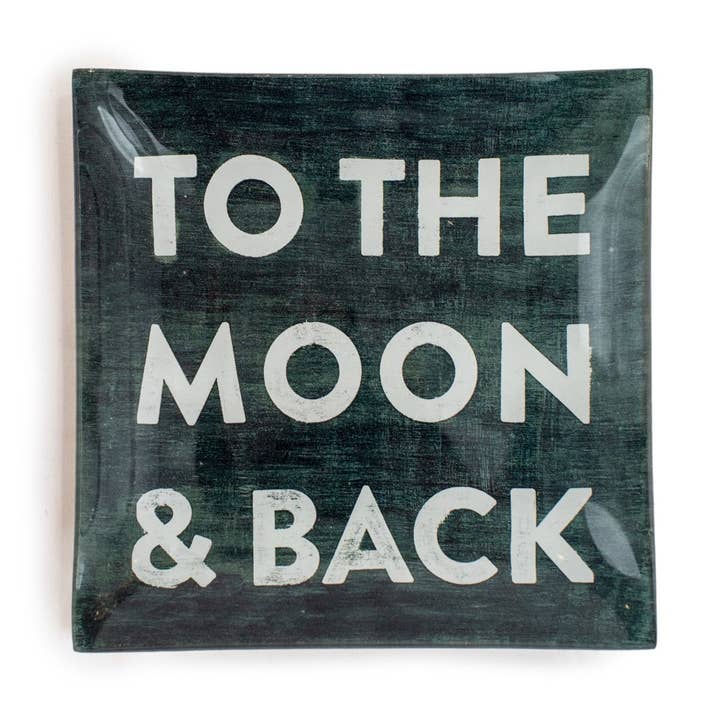 to the moon and back trinket dish