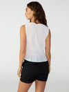 Featherweight Button Front Shirt White