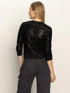 relaxed sparkle popover in black