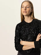 relaxed sparkle popover in black