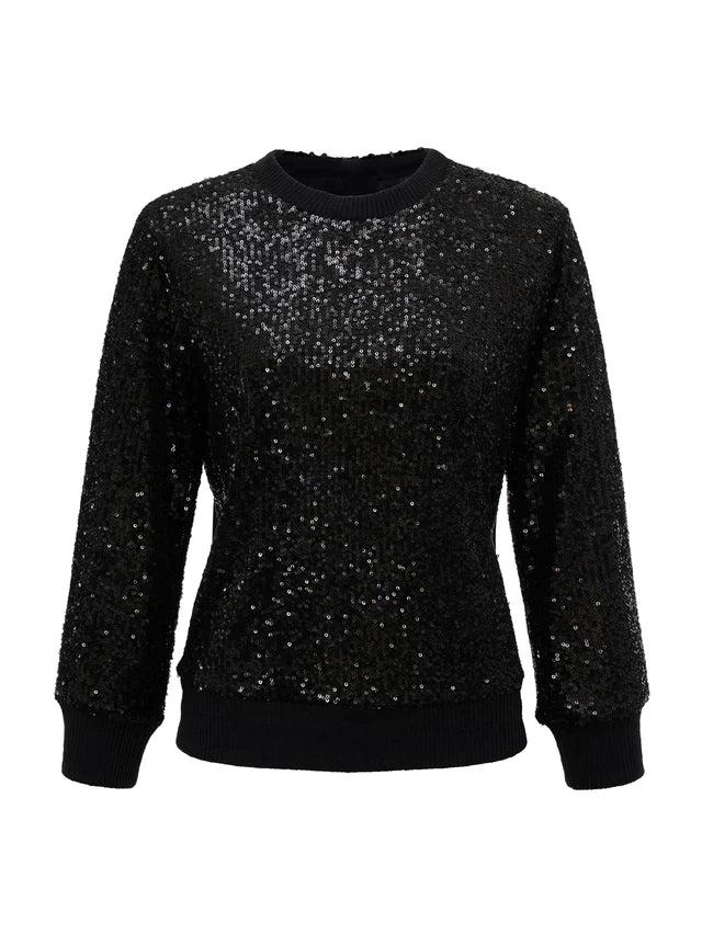 relaxed sparkle popover in black