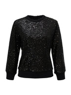 relaxed sparkle popover in black