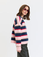 carlyle in coral stripe