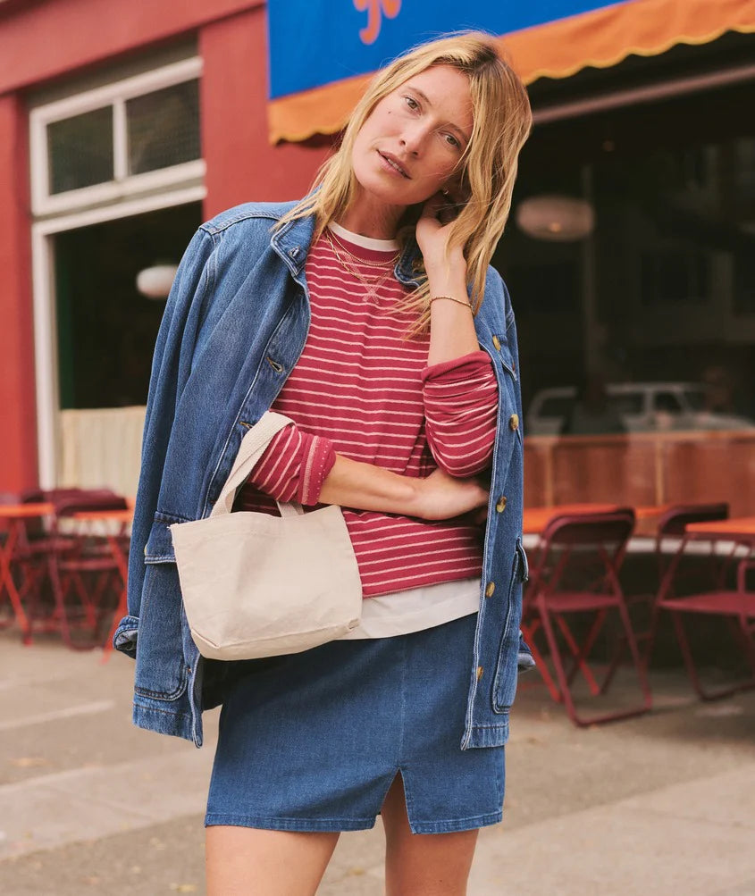 jamie denim skirt