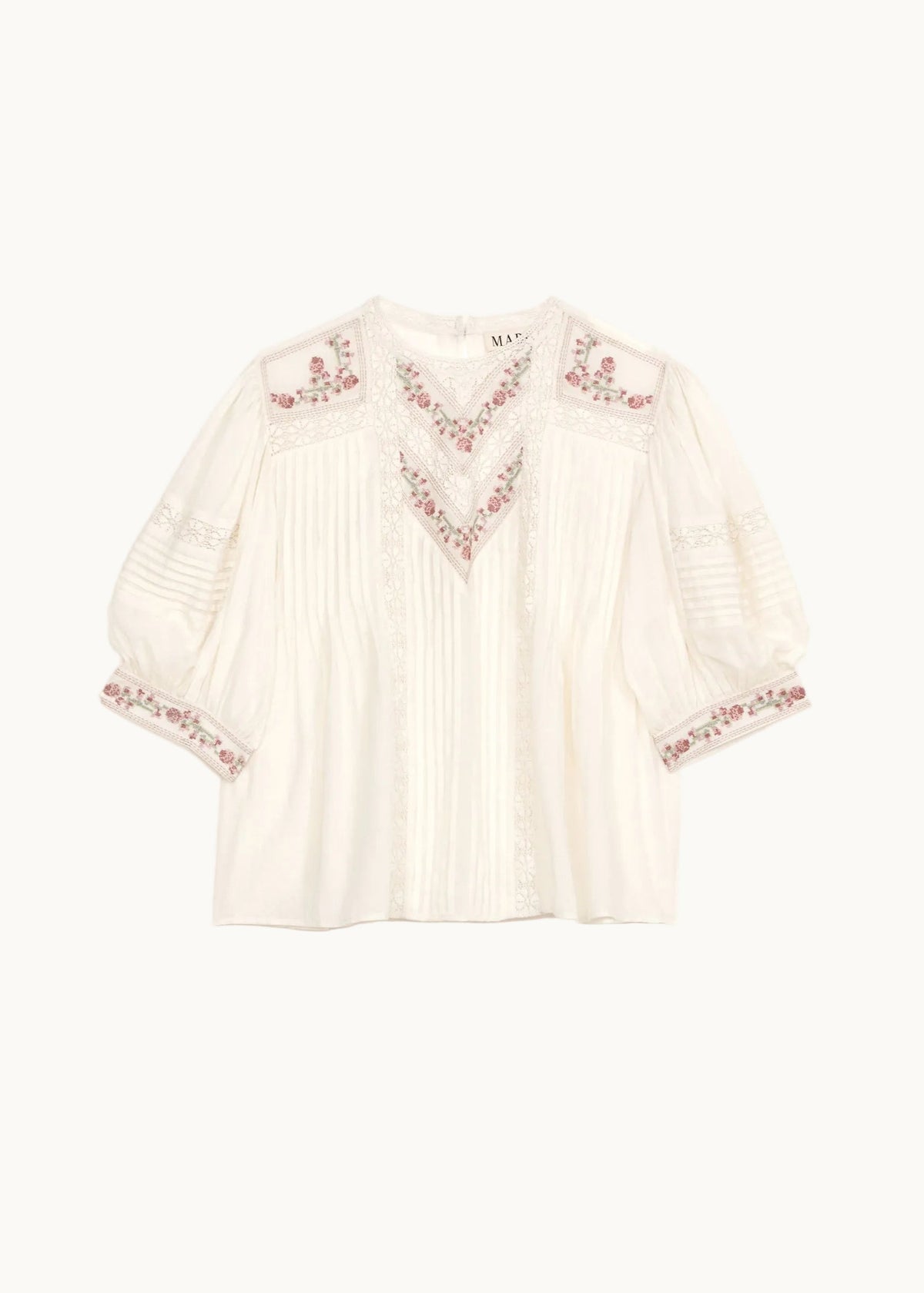 fleur embroidered blouse