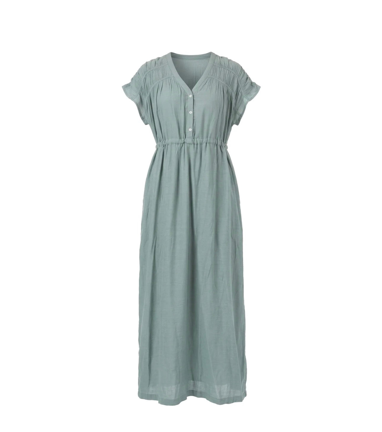 agnes dress in moss