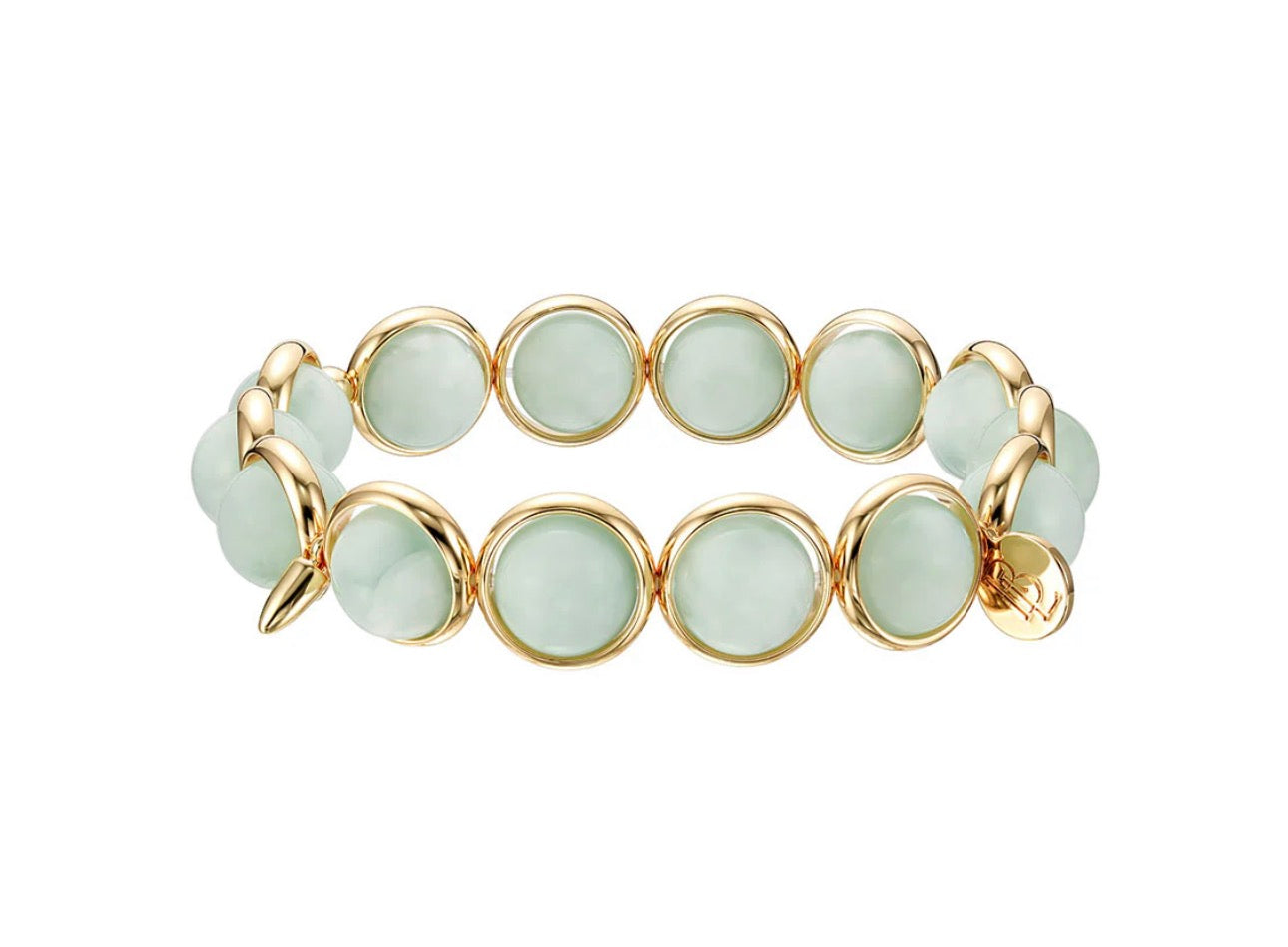 green angelite gemstone bracelet
