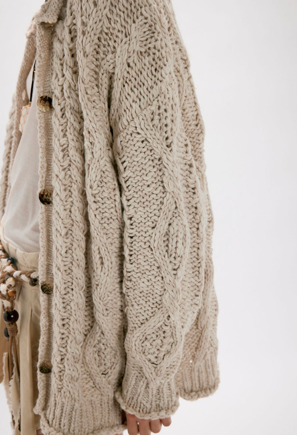 Opal cardigan in tea