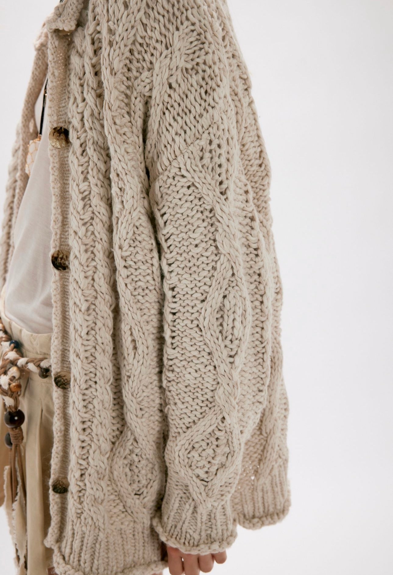 Opal cardigan in tea