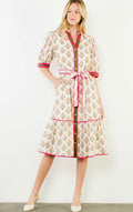 jodie floral collared dress