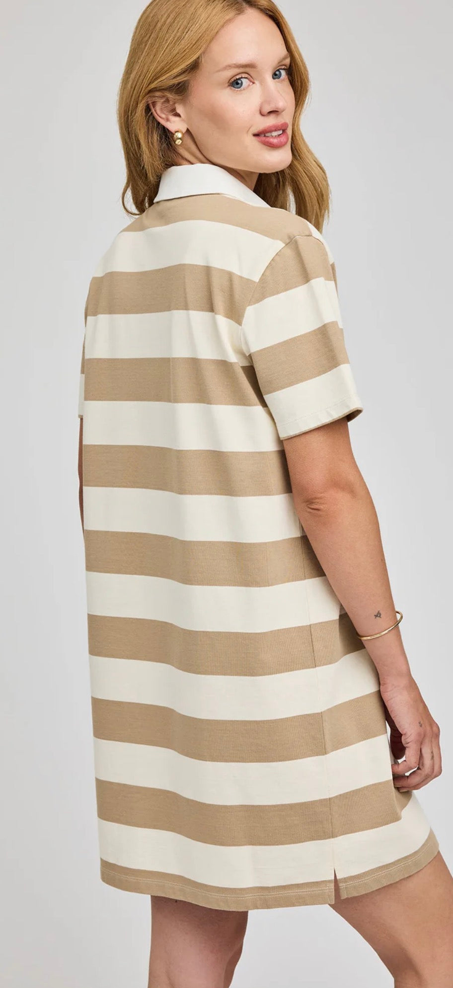 colbie dress in khaki