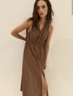 rubbens dress in chocolate