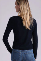 southern cashmere raglan rolled hem sweater