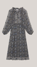 gaia dress in blue orchid