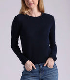 southern cashmere raglan rolled hem sweater