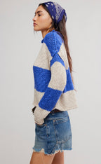 opal sweater in rugby stripe