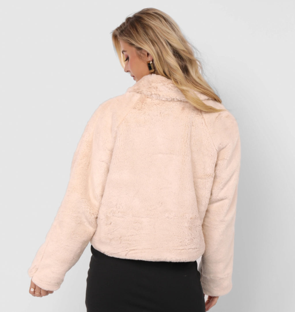 libby faux fur jacket