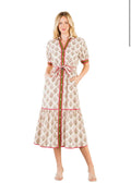 jodie floral collared dress