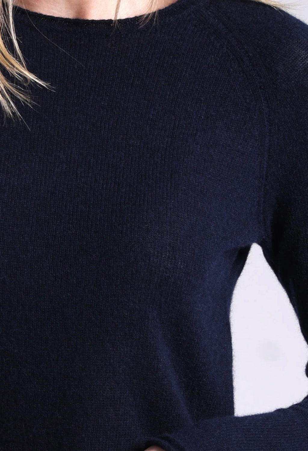 southern cashmere raglan rolled hem sweater
