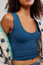 clean lines cami in peacoat