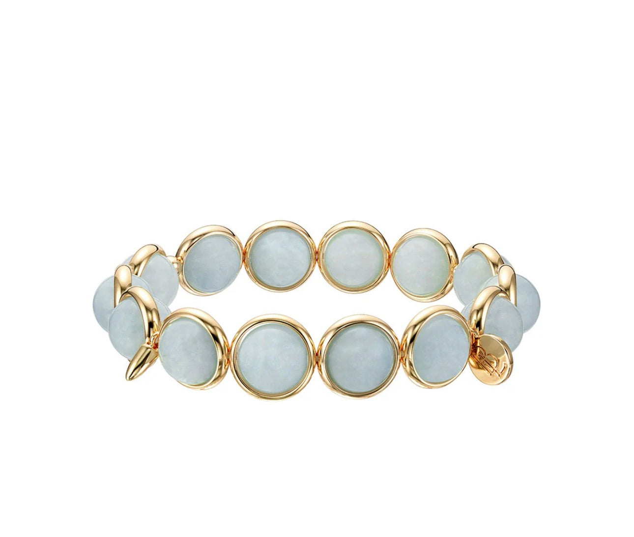 cloudy blue jade gemstone bracelets