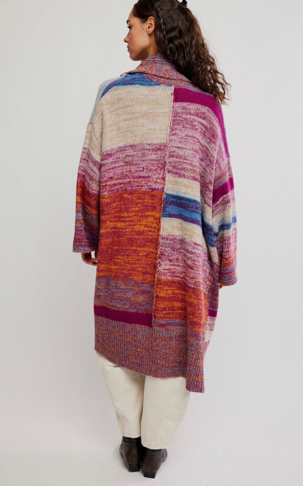 enid cardi in ocean sunset