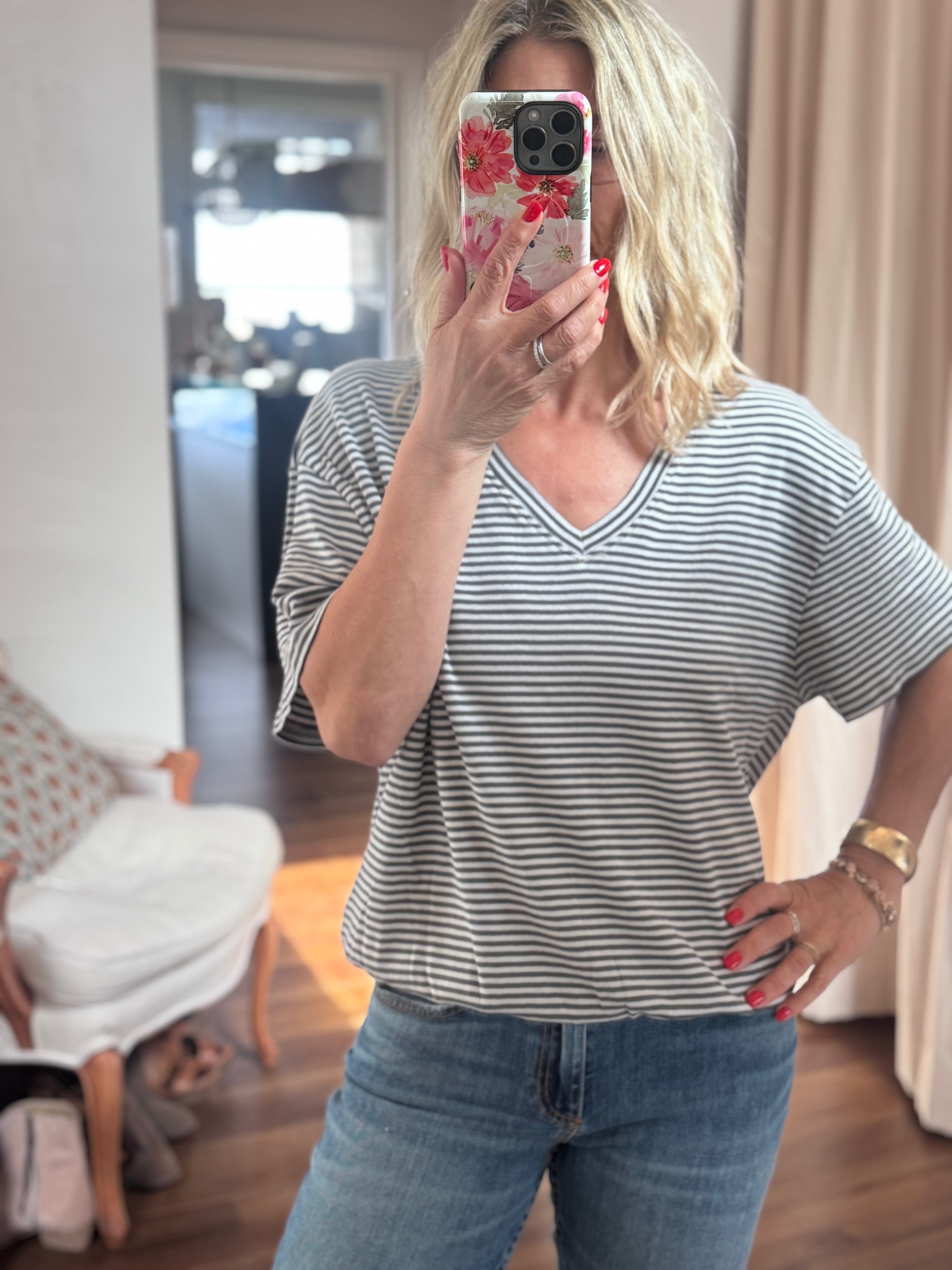 brushed cotton yard dyed stripe