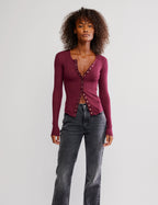 going places cardi in acai