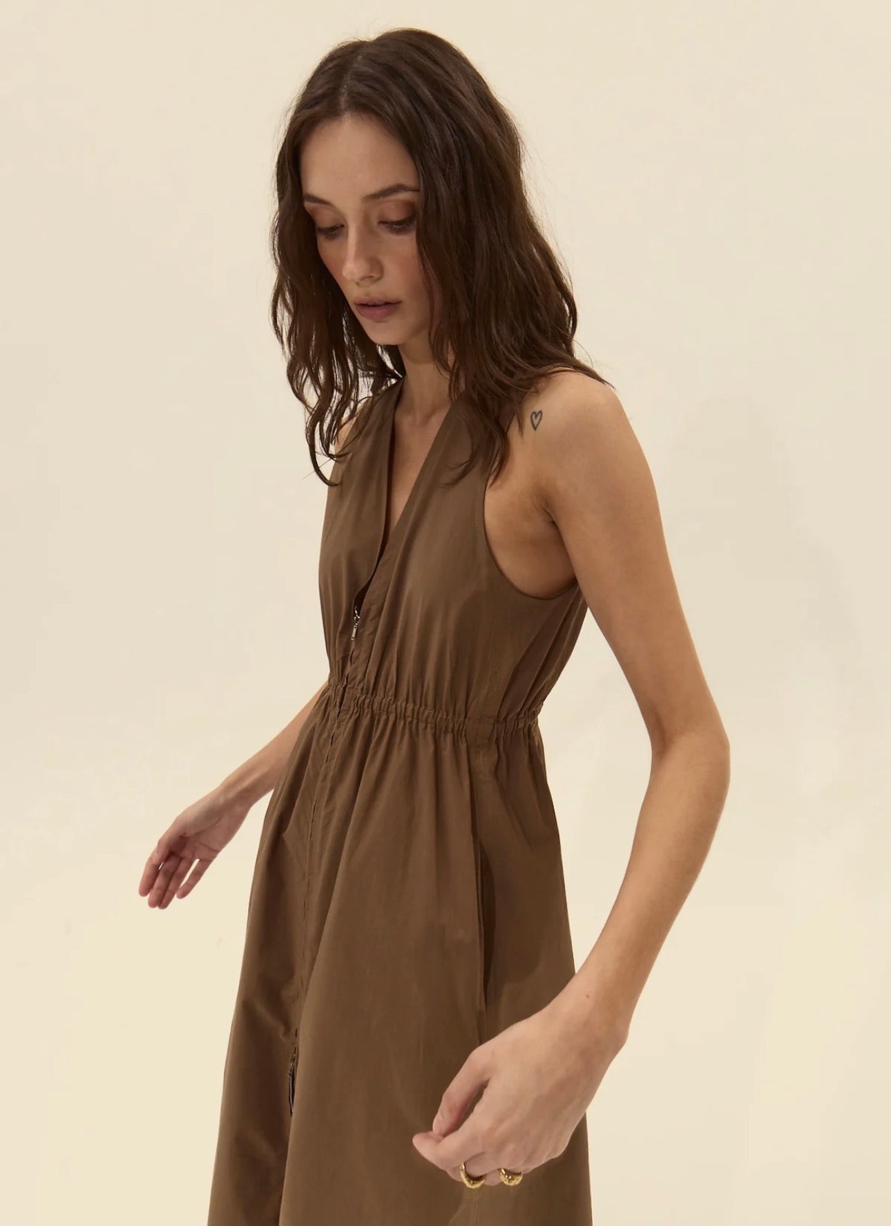 rubbens dress in chocolate
