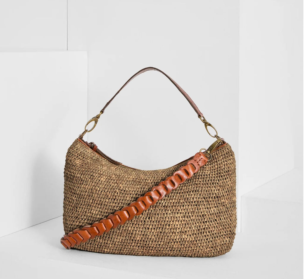 mihaja braided handle in dark tea
