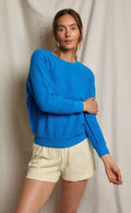 ziggy inside out fleece in cobalt