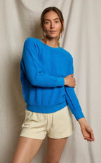 ziggy inside out fleece in cobalt