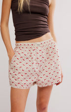day to day floral boxer in sand