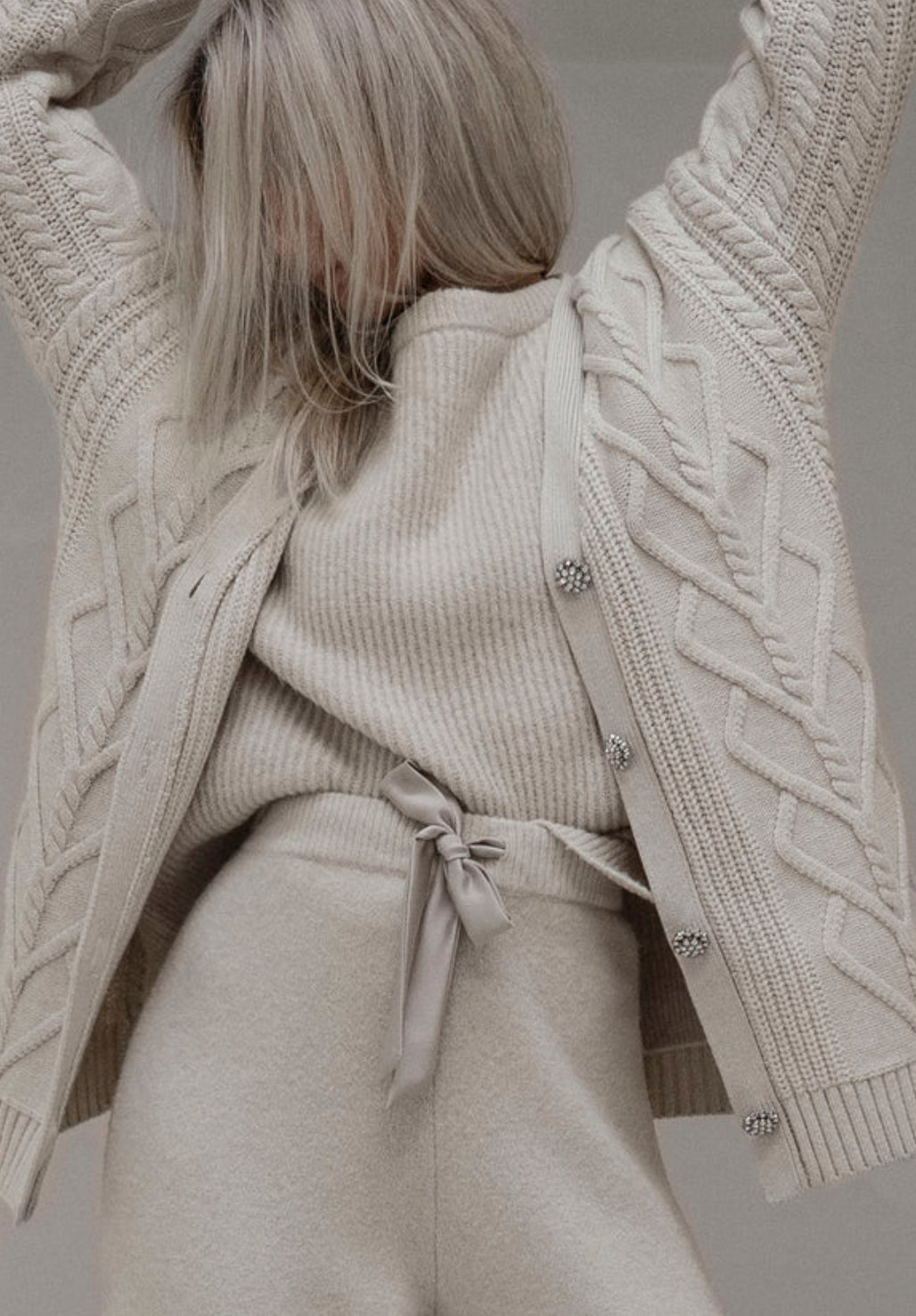 Harlow heart cardigan