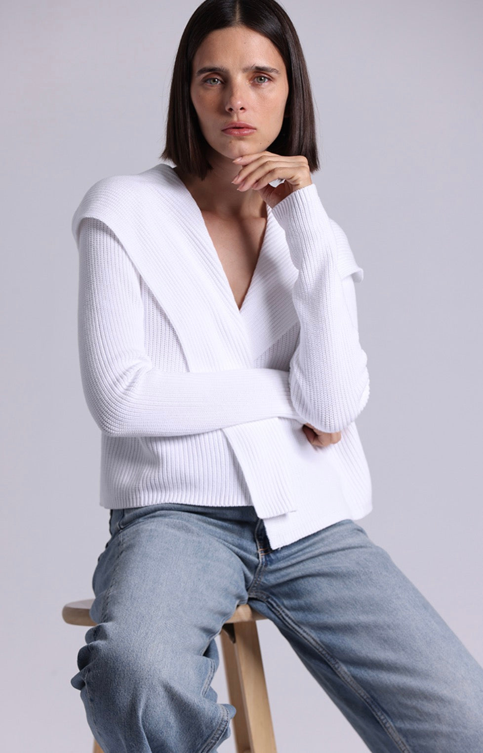 cotton shaker fly away cardigan